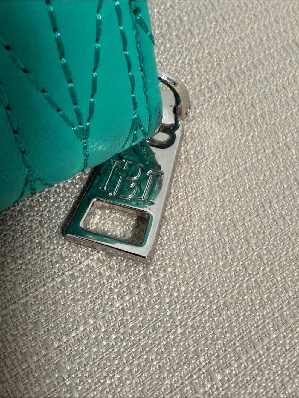 Badgley Mishka Turquoise Zip Around Quilted Long Wallet - NWOT - Picture 7 of 7